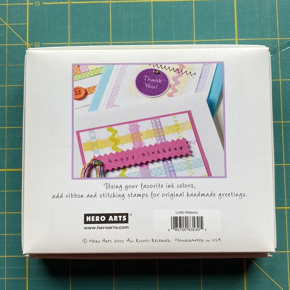 Hero Arts Ribbons Rubber Stamp Set - Picture 3 of 3